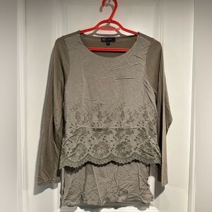 LONG SLEEVE EYELET EASY